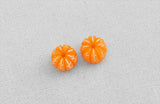 DCD0051 //  Tangerine pendant, Jewelry Supplies, Jewelry Making, Gold Plated, 2PS