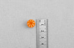 DCD0051 //  Tangerine pendant, Jewelry Supplies, Jewelry Making, Gold Plated, 2PS