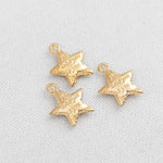 PD.2156 // Lettering Star Pendant, 4Pc / P-SS-1161