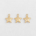 PD.2156 // Lettering Star Pendant, 4Pc / P-SS-1161