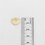 PD.2157 // Lettering Heart Pendant, 4Pc / P-SS-1160