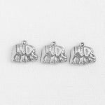 SG.184 // Surgical Steel Elephant Pendant, 2Pc / P-SS-1133