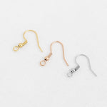 SG.177 // Surgical Steel Fishing Hook Earwire, 4Pc / N-CC-0234