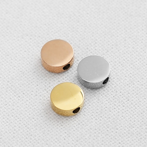 SG.189 // Surgical Steel Through Circle Pendant, 1Pc / P-DF-0193