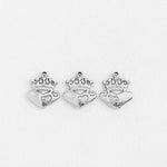 SG.185 // Surgical Steel Heart Crown Pendant, 2Pc /  P-SS-1134