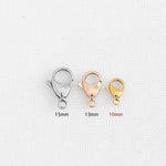 SG.197 // Surgical Steel 10mm Lobster Clasp Pendant, 2Pc / B-BB-0056