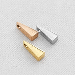 SG.191 // Surgical Steel Long Triangle Pendant, 1Pc / P-DF-0195