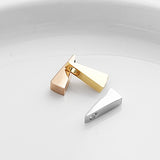 SG.191 // Surgical Steel Long Triangle Pendant, 1Pc / P-DF-0195