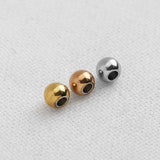 SG.193 // Surgical Steel Through Ball Pendant, 4Pc / P-DF-0198