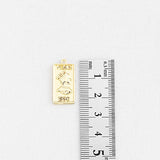 SG.205 // Surgical Steel Venus Square Pendant, 1Pc / P-SS-1143