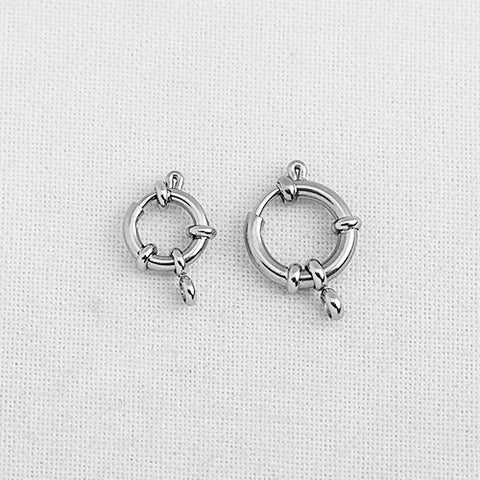 SG.210 // Surgical Steel SR Key Ring, 1Pc / B-BB-0064