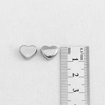SG.213 // Surgical Steel Silver Heart Pendant, 1Pc / P-DF-0205