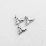 SG.214 // Surgical Steel Dolphin Tail Pendant, 1Pc / P-DF-0207