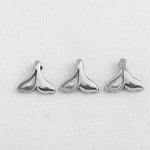 SG.214 // Surgical Steel Dolphin Tail Pendant, 1Pc / P-DF-0207