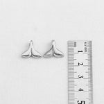 SG.214 // Surgical Steel Dolphin Tail Pendant, 1Pc / P-DF-0207