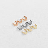 SG.215 // Surgical Steel Triangle Link , 4Pc / B-BB-0066