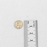 PD.2158 // Simple Round Mini Coin Pendant, 2Pc / P-SS-1177