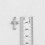 SG.220 // Surgical Steel Serrature Closs Pendant 2Pc / P-SS-1173