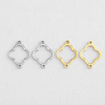 SG.227 // Surgical Steel Clova Line Pendant, 1Pc /P-DQ-0246
