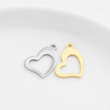 SG.232 // Surgical Steel Heart Sign Pendant, 1Pc / P-SS-1185