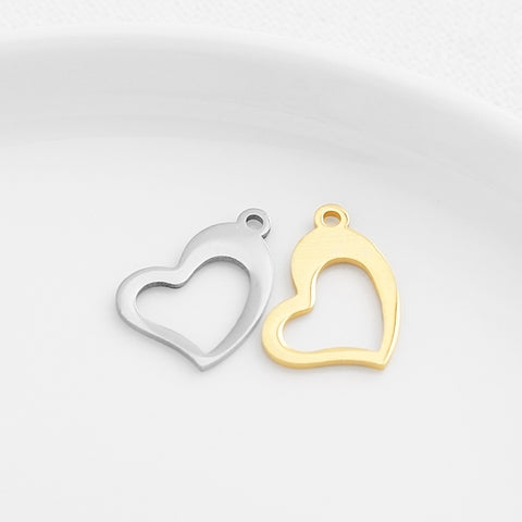 SG.232 // Surgical Steel Heart Sign Pendant, 1Pc / P-SS-1185