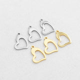 SG.232 // Surgical Steel Heart Sign Pendant, 1Pc / P-SS-1185