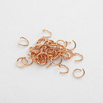 SG.242 // Surgical Steel Rose Gold Jumpring 8mm , 3g (about 25pc) / B-BB-0063