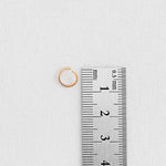 SG.242 // Surgical Steel Rose Gold Jumpring 8mm , 3g (about 25pc) / B-BB-0063