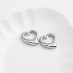 SG.243 // Surgical Steel Chubby Heart 15.5mm Pendant, 1Pc / P-SS-1168