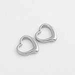 SG.244 // Surgical Steel Chubby Heart 24mm Pendant, 1Pc / P-SS-1202