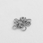 SG.241 // Surgical Steel Jumpring  6mm , 3g (about 25pc) / B-BB-0062
