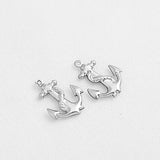 SG.249 // Surgical Steel Rope Anchor Pendant, 2Pc / P-SS-1198