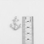 SG.249 // Surgical Steel Rope Anchor Pendant, 2Pc / P-SS-1198