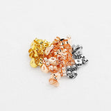 SG.245 // Surgical Steel 8 Frame Bead Cap, 3g(about 30Pc) / C-AA-0011