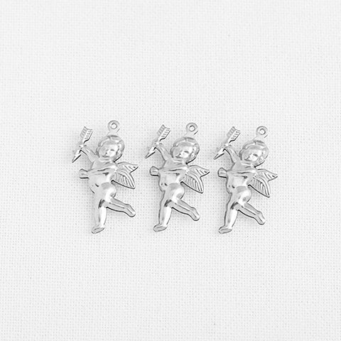 SG.247 // Surgical Steel Cupid Pendant, 2Pc / P-SS-1196