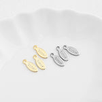 SG.256 // Surgical Steel Fish Style Pendent, 10 Pc  / P-SS-1207