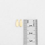 SG.256 // Surgical Steel Fish Style Pendent, 10 Pc  / P-SS-1207