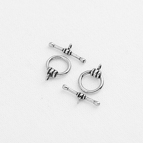 SG.252 // Surgical Steel Vintage Toggle and Bar Clasp, 1 Sets / B-BB-0071