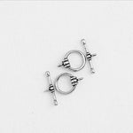 SG.252 // Surgical Steel Vintage Toggle and Bar Clasp, 1 Sets / B-BB-0071