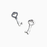 SG.603 // Surgical Steel Lovely key one-ring pendant [Silver], 1 pc