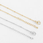 SG.271 // Surgical Steel Interval Ball Chain Necklace  / KSP0077