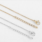 SG.272 // Surgical Steel Simple Chain Necklace  / KSP0078