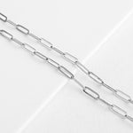 SG.274 // Surgical Steel Flat Clip Chain, 1M  / P-CC-0058