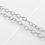 SG.267 // Surgical Steel Oval Chain, 1M  / P-CC-0047