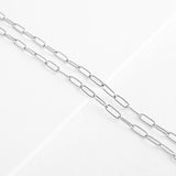 SG.268 // Surgical Steel Width 4mm Clip Chain, 1M  / P-CC-0059