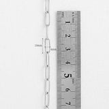 SG.268 // Surgical Steel Width 4mm Clip Chain, 1M  / P-CC-0059