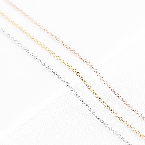 SG.282 // Surgical Steel Basic 1mm Chain, 1M / P-CC-0060