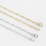 SG.279 // Surgical Steel Twist Chain Necklace / KSP0074