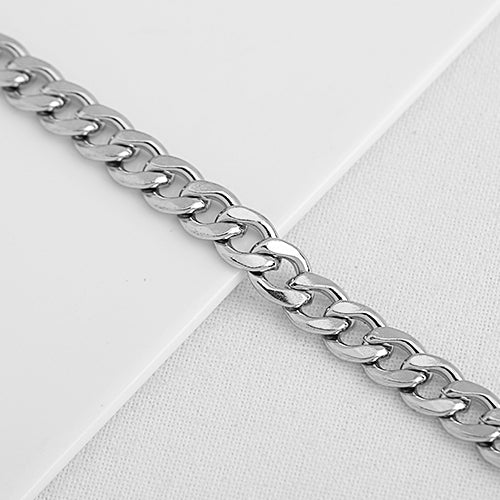 SG.292 // Surgical Steel 9.5 mm Thick Chain, 50 cm / P-CC