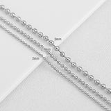 SG.294 // Surgical Steel  1.5/2/3 mm Serial Number  Chain, 50 cm / P-CC-0096,0097,0098